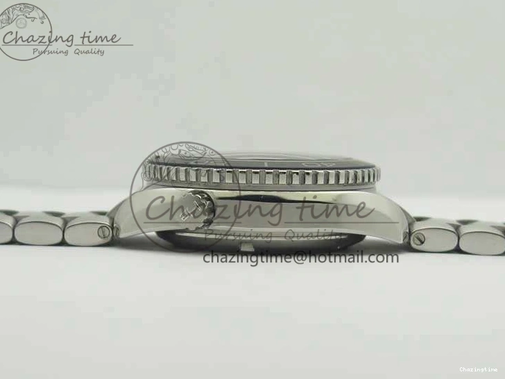 0321 Sleek Planet Ocean Professional Ceramic Bezel 42mm 1:1 MK Best Edition Silver Markers On SS Bracelet A 8085